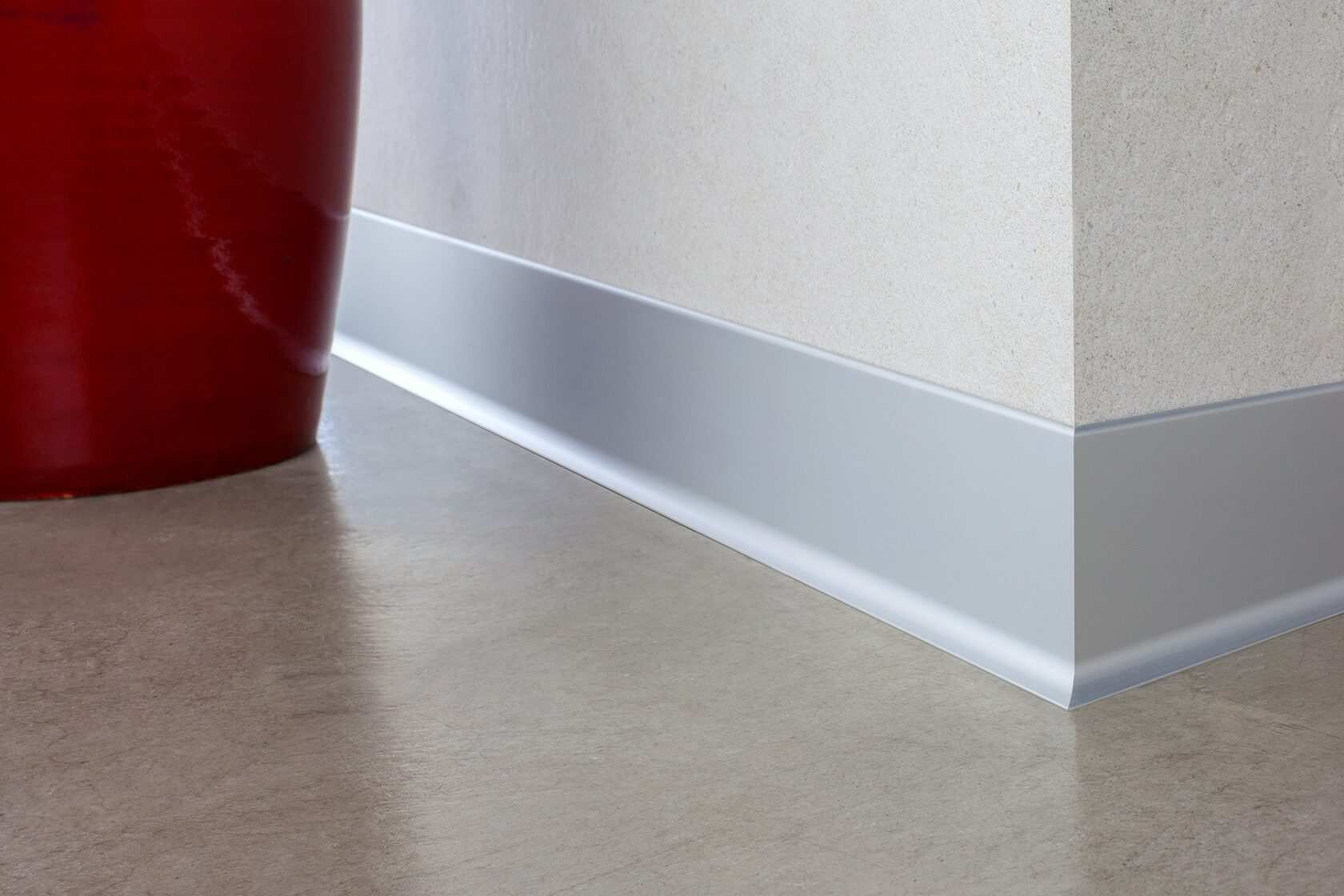 Плинтус алюминиевый Пл 60.2500.01лк Серебро