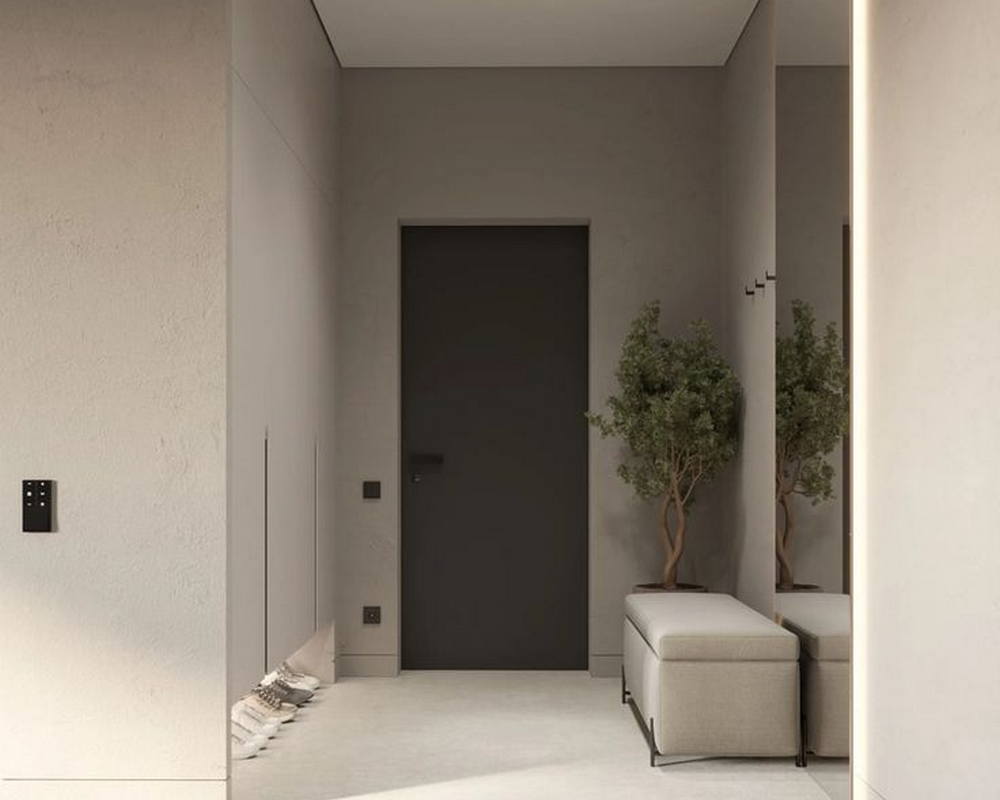 Плинтус алюминиевый потолочный под гипсокартон Волшебная палочка 12 мм 3,0 м Чёрный матовый