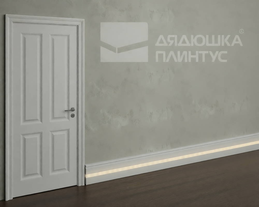 Плинтус из полистирола высокой плотности NMC Wallstyl IL10 Белый