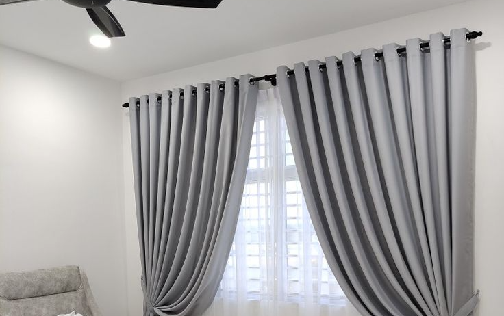 Карниз двухрядный кованый УЮТ D25мм 2,0м Черный