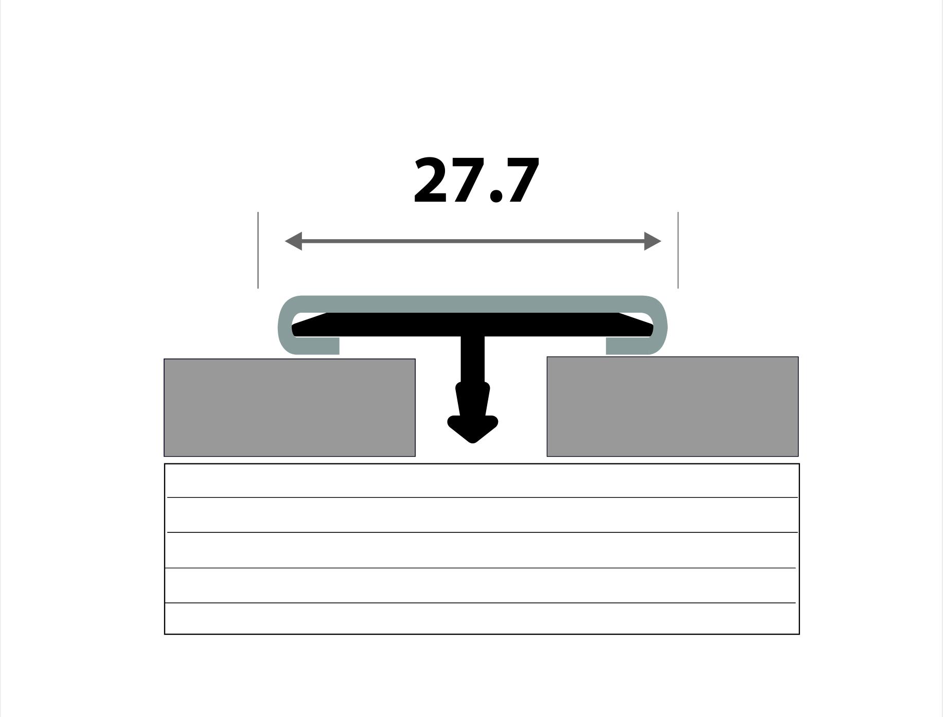 Профиль стыкоперекрывающий ПС 11НСЗ(304).2700.004 2,7 м Бронза
