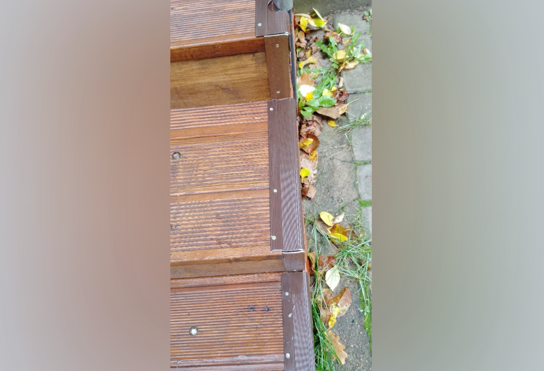 Порог угловой ПУ 02.1800.061 Дуб мокко