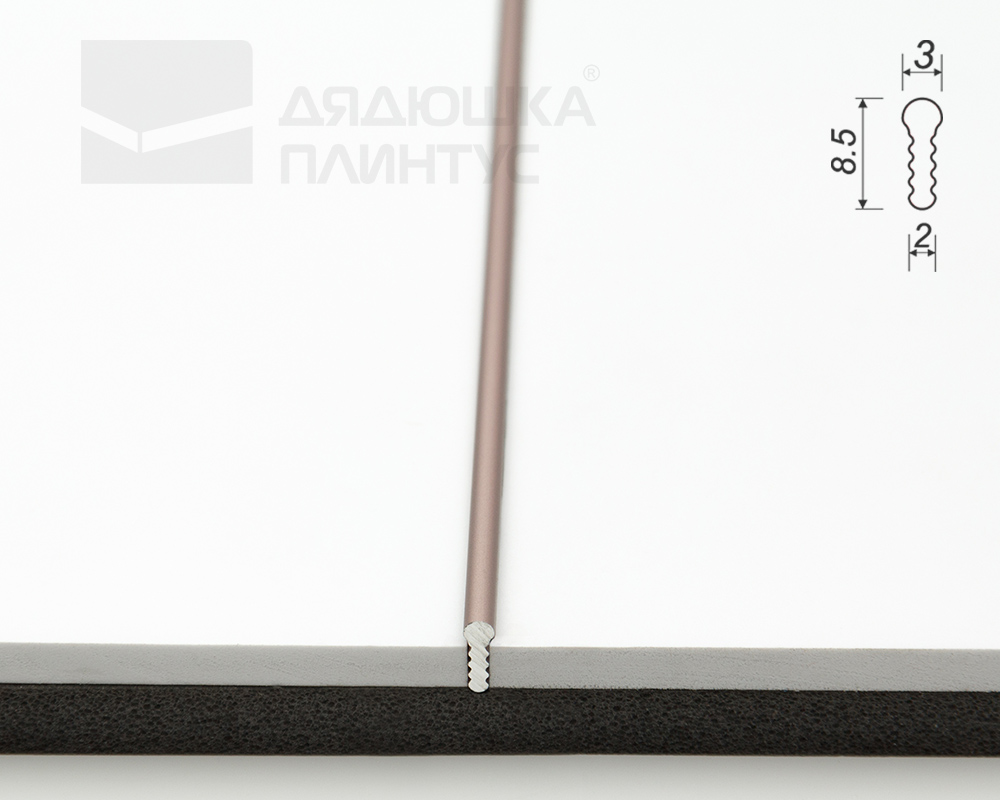 Теневой профиль Decaro Engineering D009.2A Медь 3,0 м