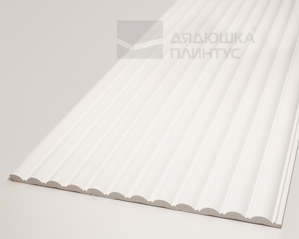 Стеновая панель Волшебная Палочка 105. 2700*120*12 мм Белая под покраску