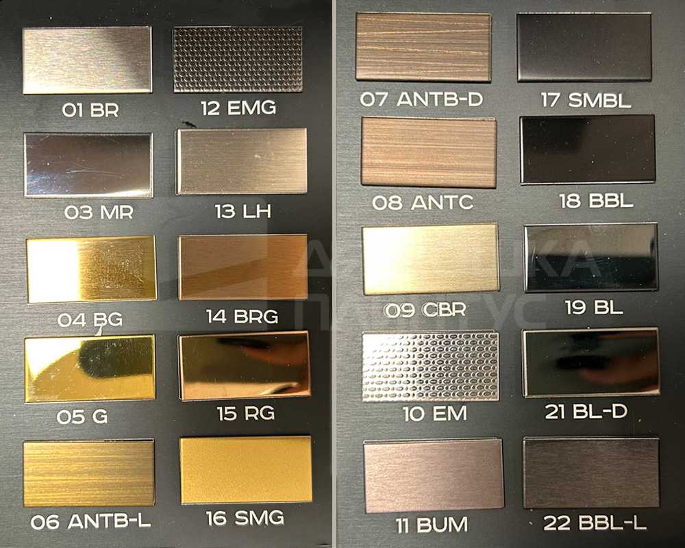 PVS91-16 Профиль Т-образный нержавеющая сталь Песок матовый 20мм х 2.7м