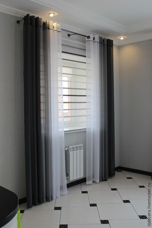 Карниз двухрядный кованый УЮТ D25мм 1,8м Черный