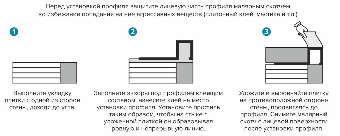 Латунный П-образный профиль 12,5 мм полированный MSPRFOL 125
