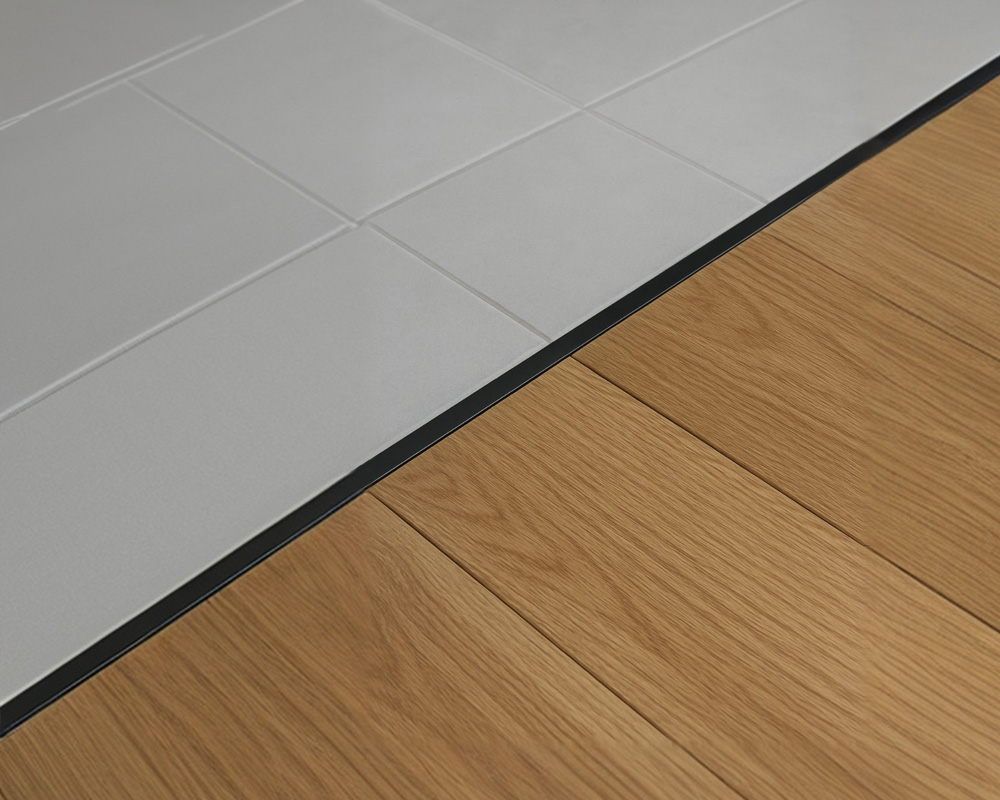 Алюминиевый  профиль ПТ-18 (79107PF7)  черный муар 2,7 м.