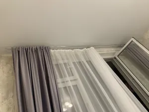 Карниз двухрядный кованый УЮТ d25мм 2,8м Белый/Золото