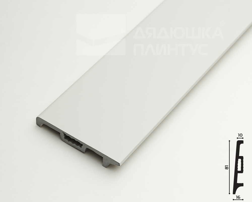 Плинтус Волшебная Палочка Самоцветы 81мм 2,0м. NCS 1002-Y50R. Цвет 403