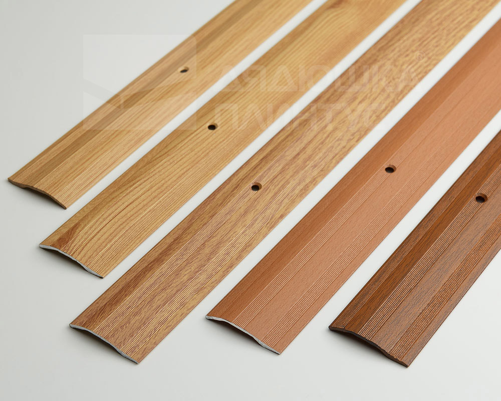 Порог разноуровневый ПР 02.900.01л Серебро