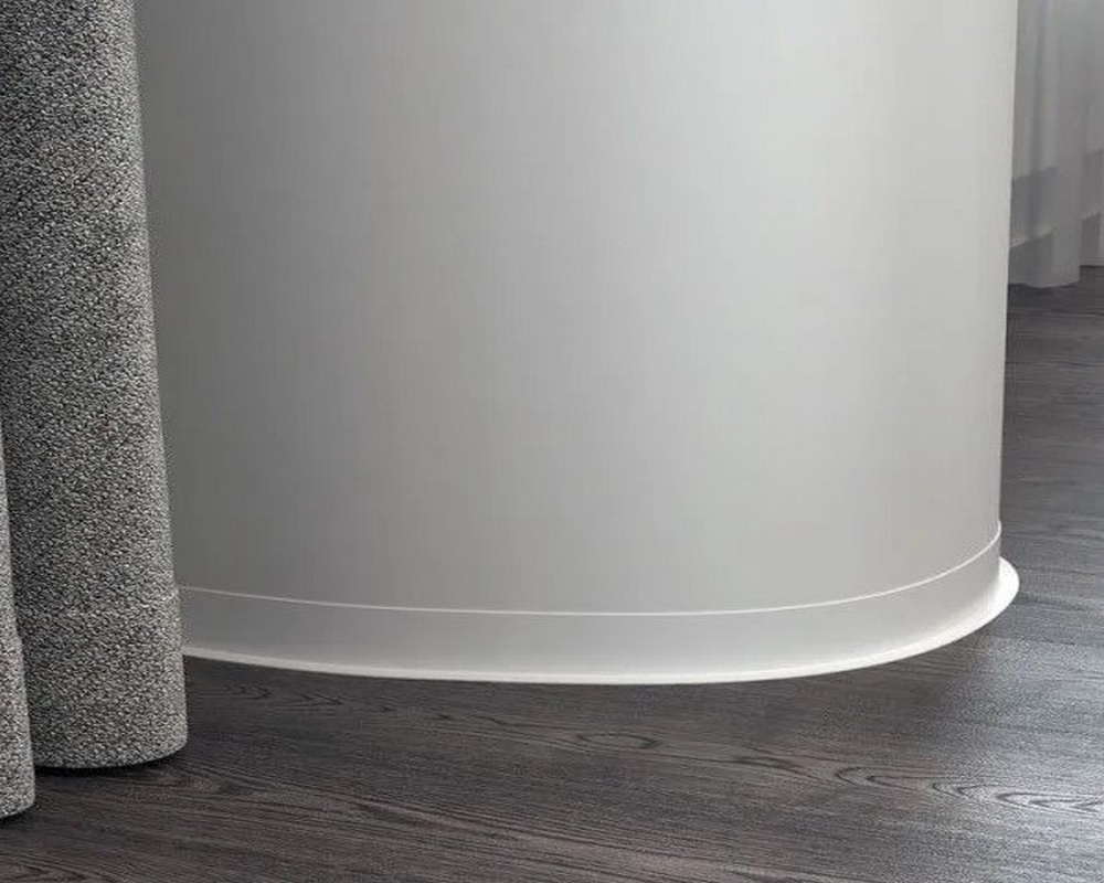 Плинтус ПВХ гибкий Flex 24 м. Белый