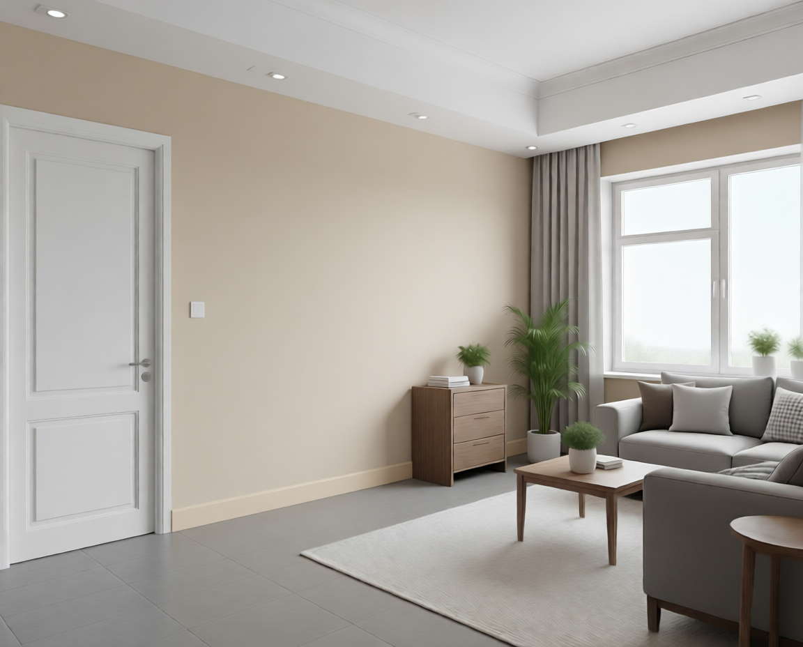 Плинтус Волшебная Палочка Самоцветы 81мм 2,0м. NCS 1002-Y50R. Цвет 403