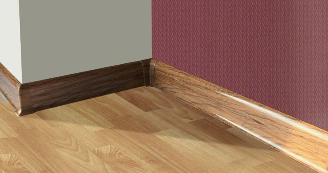 Плинтус ПВХ Волшебная палочка 58мм 2,2м 5809