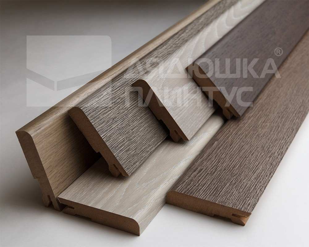 Плинтус МДФ Лука Пл 80МДФ.2700.Point line 24033 Черное дерево