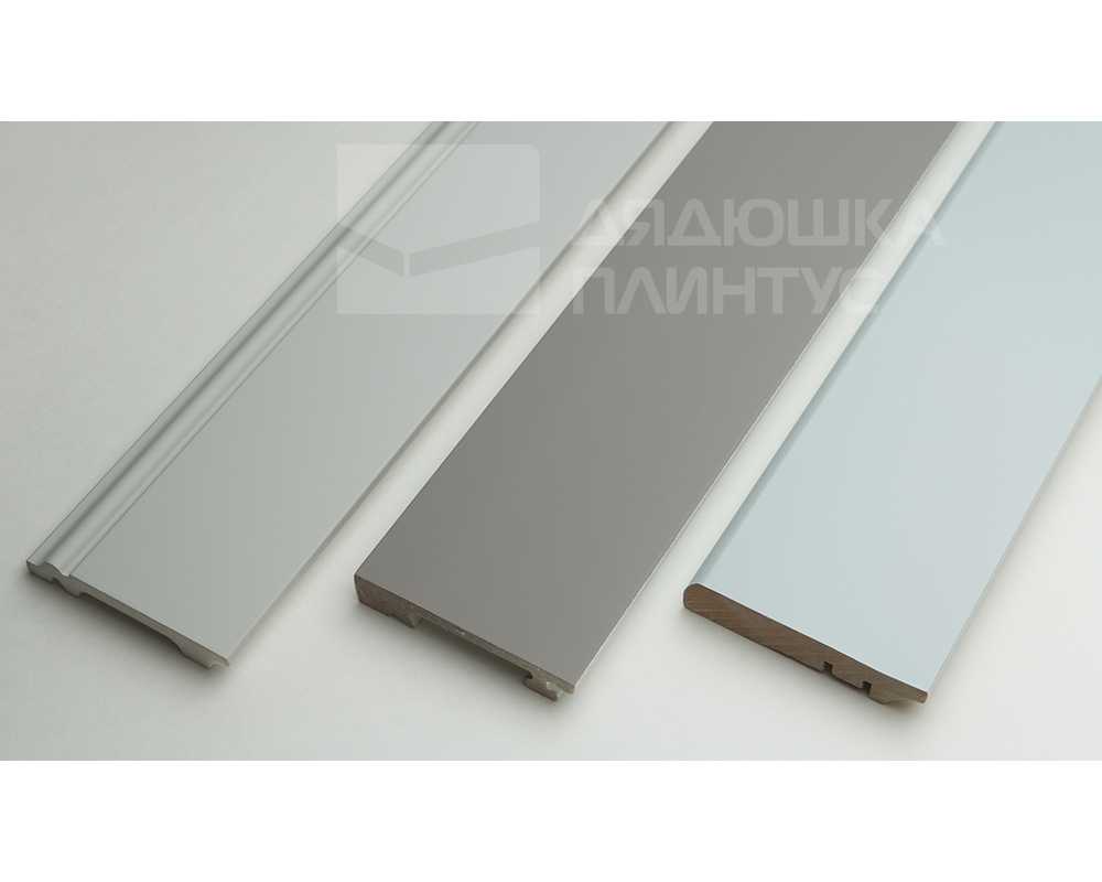 Плинтус МДФ Волшебная палочка 81402 81мм 2,4м.  Окрашенная. RAL 7036