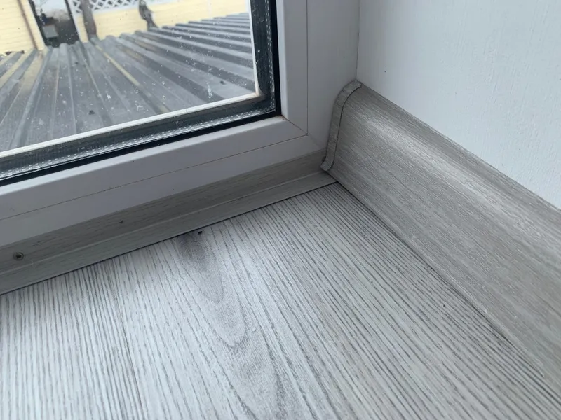 Порог угловой ПУ 05-1.900.106 Ясень белый