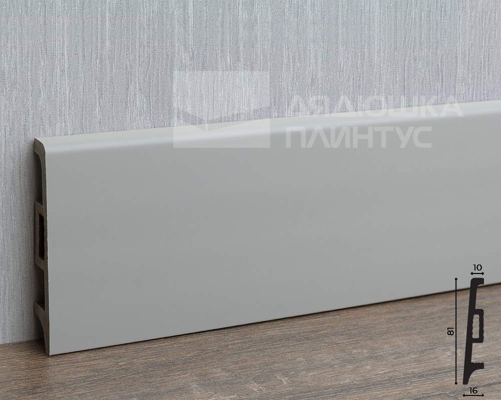 Плинтус Волшебная Палочка Самоцветы 81мм 2,0м. Цвет 410