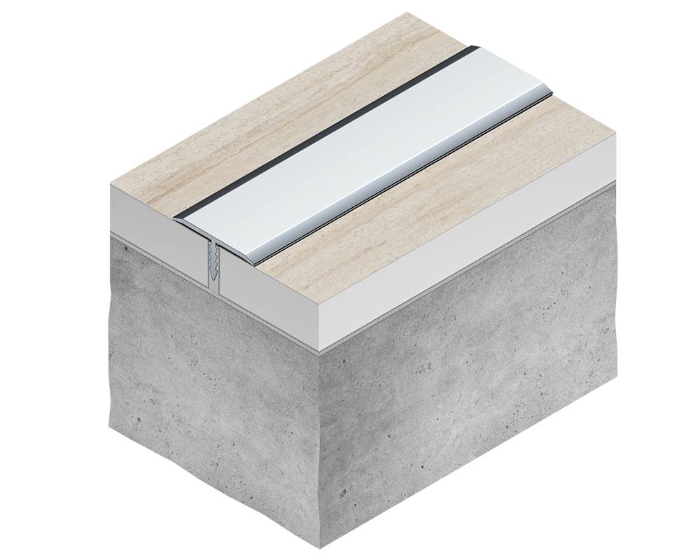 PV101-43 Профиль T-образный плоский Муар Бежевый 10мм х 2.7м