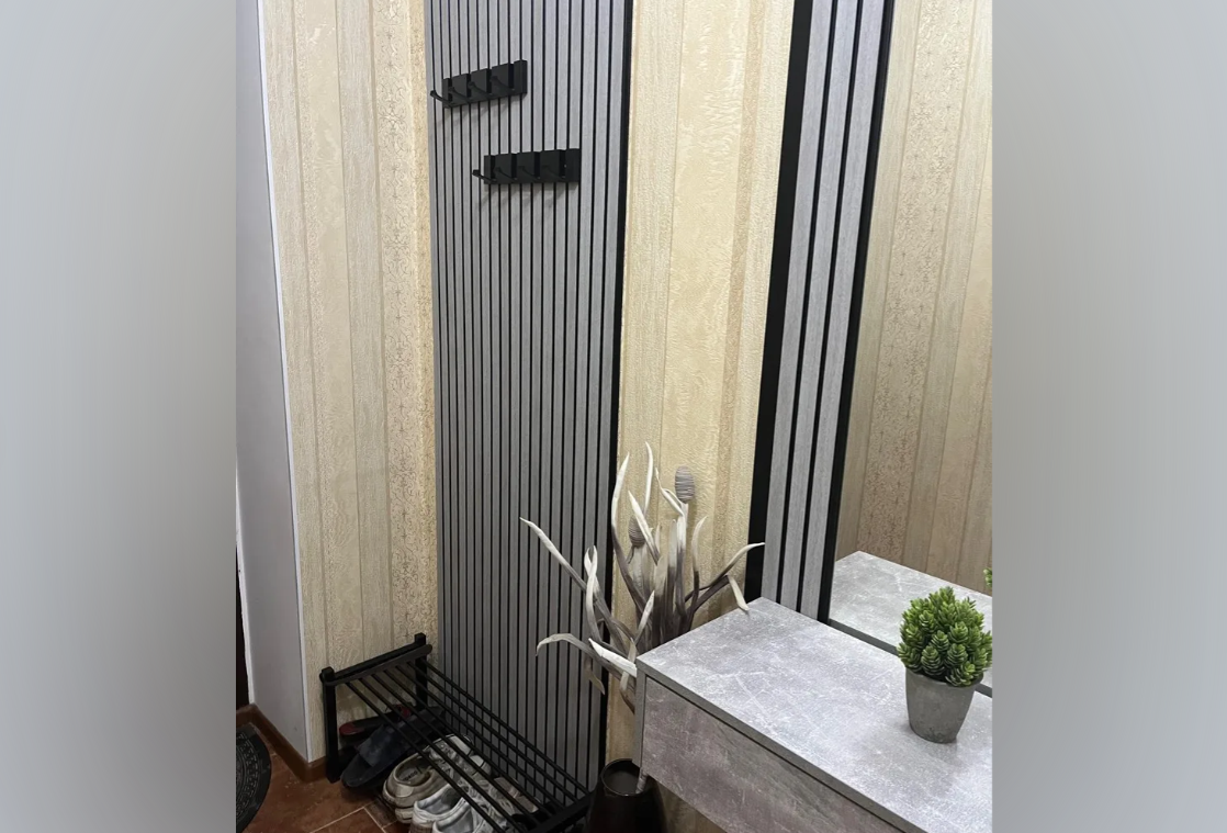 Панель вспененный полистирол ГРЕЙС 3D RAIL 120*2700 мм.  Береза