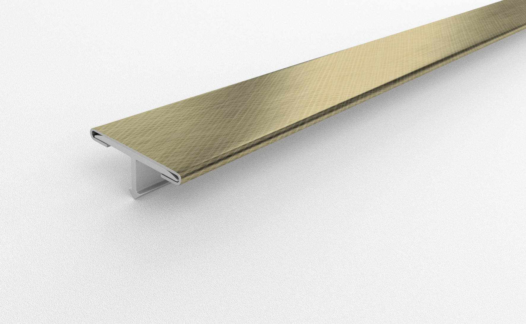 Профиль стыкоперекрывающий ПС 11НСЗ(304).2700.042 2,7 м Шампань